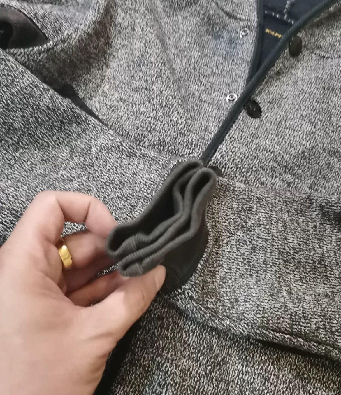 Kapital Kapital Pepper Salt Hoodie Jacket Jacket - DMC Size US S / EU 44-46 / 1 - 5 Thumbnail