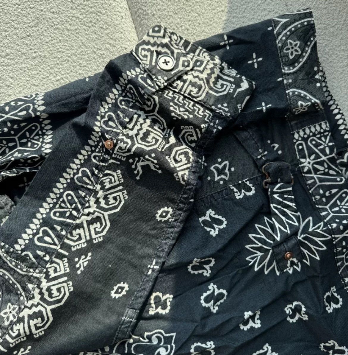 Kapital Kapital Hirata And Hiro Cotton Cashew Shirt - DMC Size US S / EU 44-46 / 1 - 4 Thumbnail