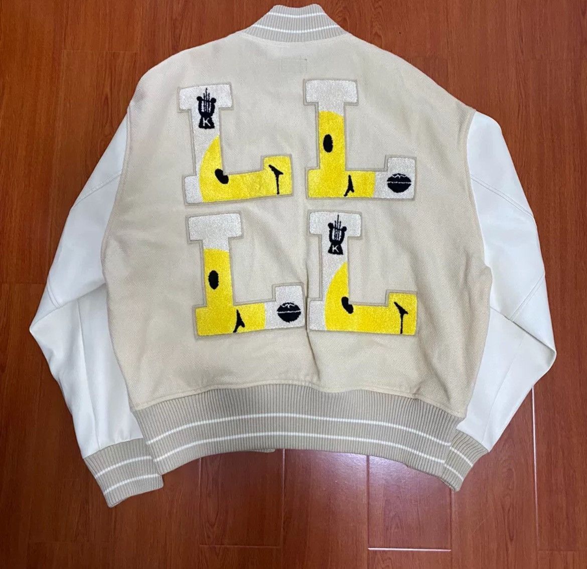 Kapital Kapital Smiley Face Baseball Jacket - DMC Size US L / EU 52-54 / 3 - 2 Thumbnail