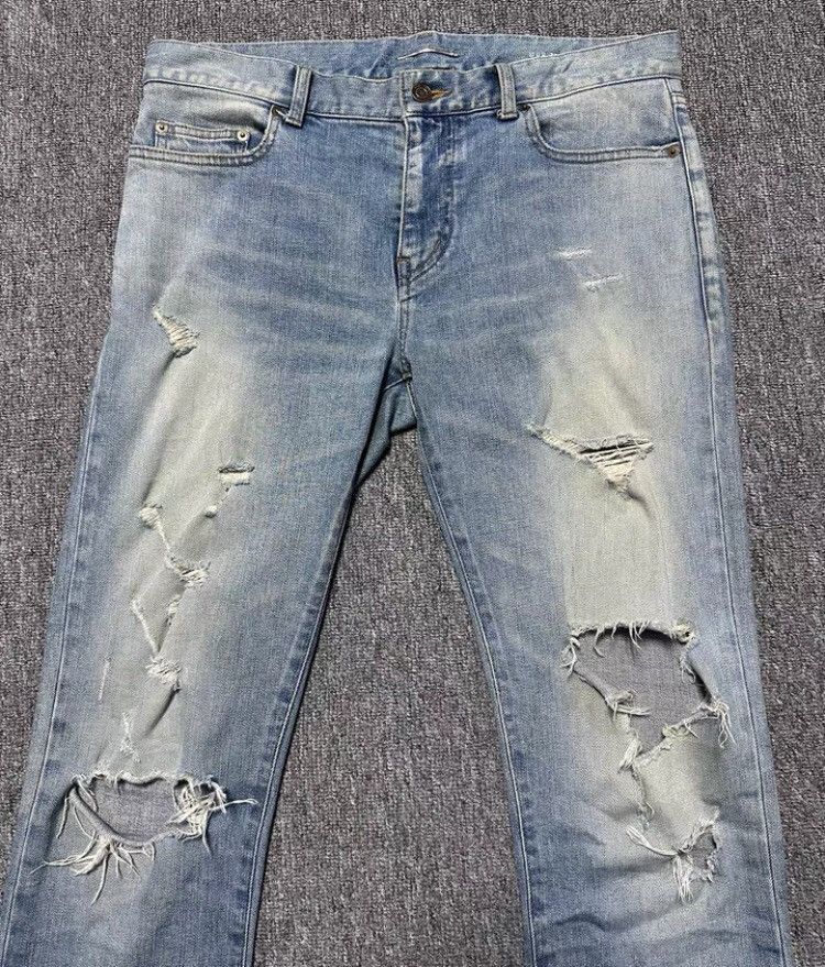 Saint Laurent Paris Saint Laurent slp 16ss D02 blue jeans - DMC Size US 32 / EU 48 - 4 Thumbnail