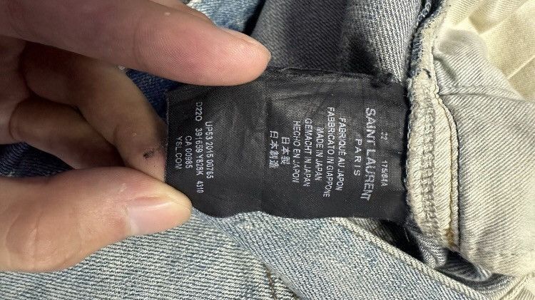 Saint Laurent Paris Saint Laurent slp 16ss D02 blue jeans - DMC Size US 32 / EU 48 - 8 Thumbnail