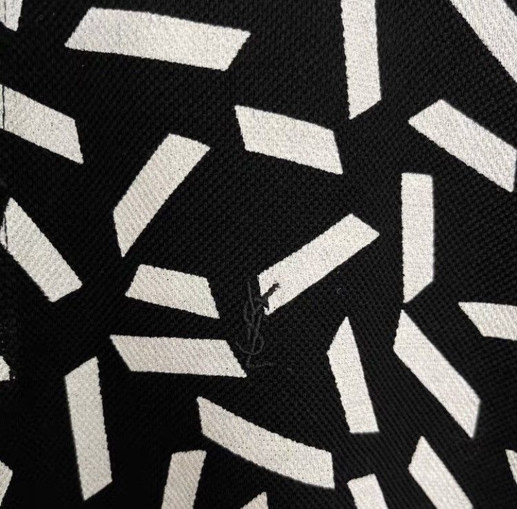 Saint Laurent Paris Saint laurent slp ysl geometric Polo shirt - DMC Size US S / EU 44-46 / 1 - 2 Thumbnail