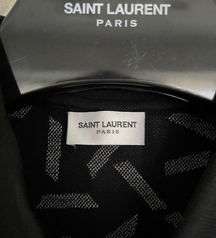 Saint Laurent Paris Saint laurent slp ysl geometric Polo shirt - DMC Size US S / EU 44-46 / 1 - 4 Thumbnail