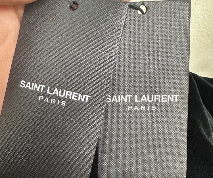 Saint Laurent Paris Saint laurent Slp black velvet note jacket - DMC Size US M / EU 48-50 / 2 - 3 Thumbnail