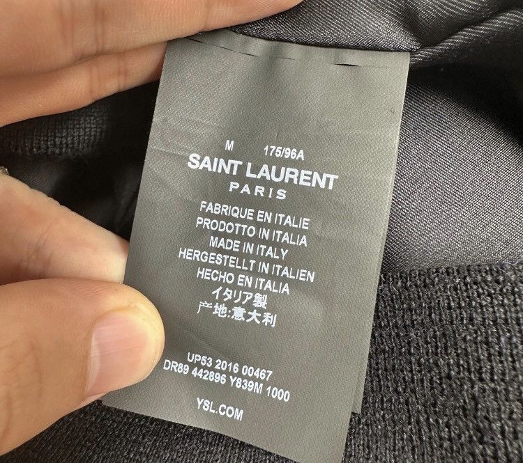 Saint Laurent Paris Saint laurent Slp black velvet note jacket - DMC Size US M / EU 48-50 / 2 - 5 Thumbnail