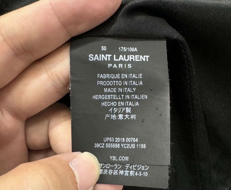 Saint Laurent Paris Saint Laurent SLP black cowhide jacket - DMC Size US M / EU 48-50 / 2 - 4 Thumbnail