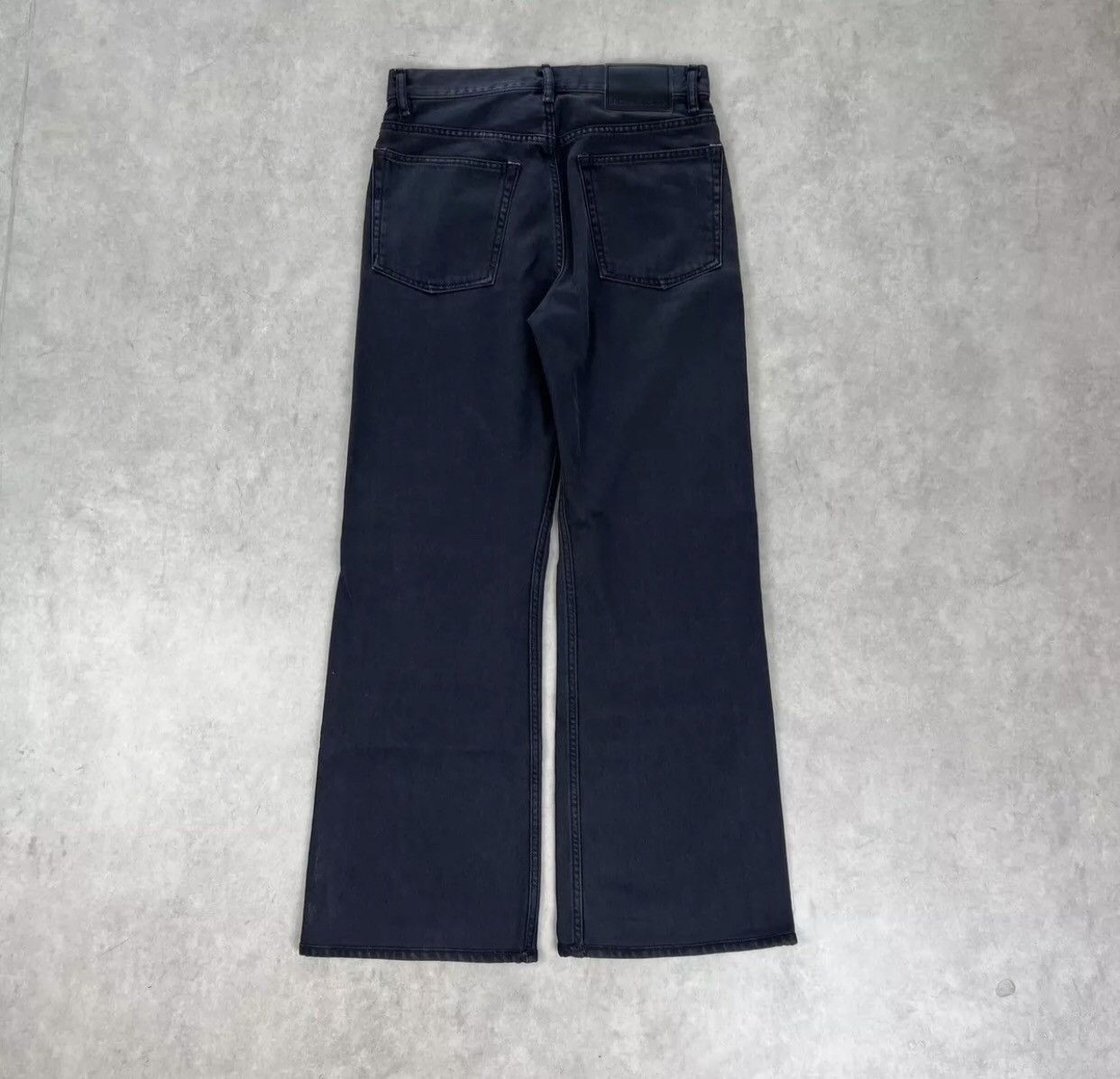 Acne Studios Acne Studios 2021M black grey bootcut jeans - DMC Size US 32 / EU 48 - 2 Thumbnail