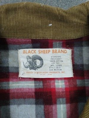 Vintage Vintage Flannel Hunting Jacket Black Sheep FLannel Lined Canvas Jacket Size M Size US M / EU 48-50 / 2 - 3 Thumbnail