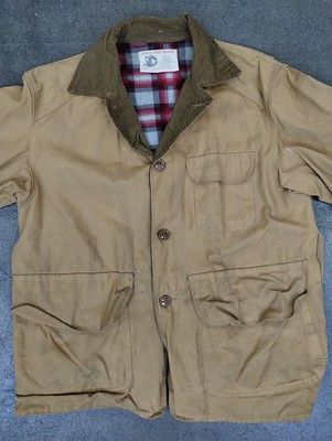 Vintage Vintage Flannel Hunting Jacket Black Sheep FLannel Lined Canvas Jacket Size M Size US M / EU 48-50 / 2 - 2 Thumbnail