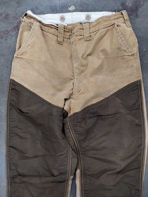 Vintage Vintage Canvas Work Pants Saftbak Polyester DoubleFront Work Pants Size US 30 / EU 46 - 3 Thumbnail