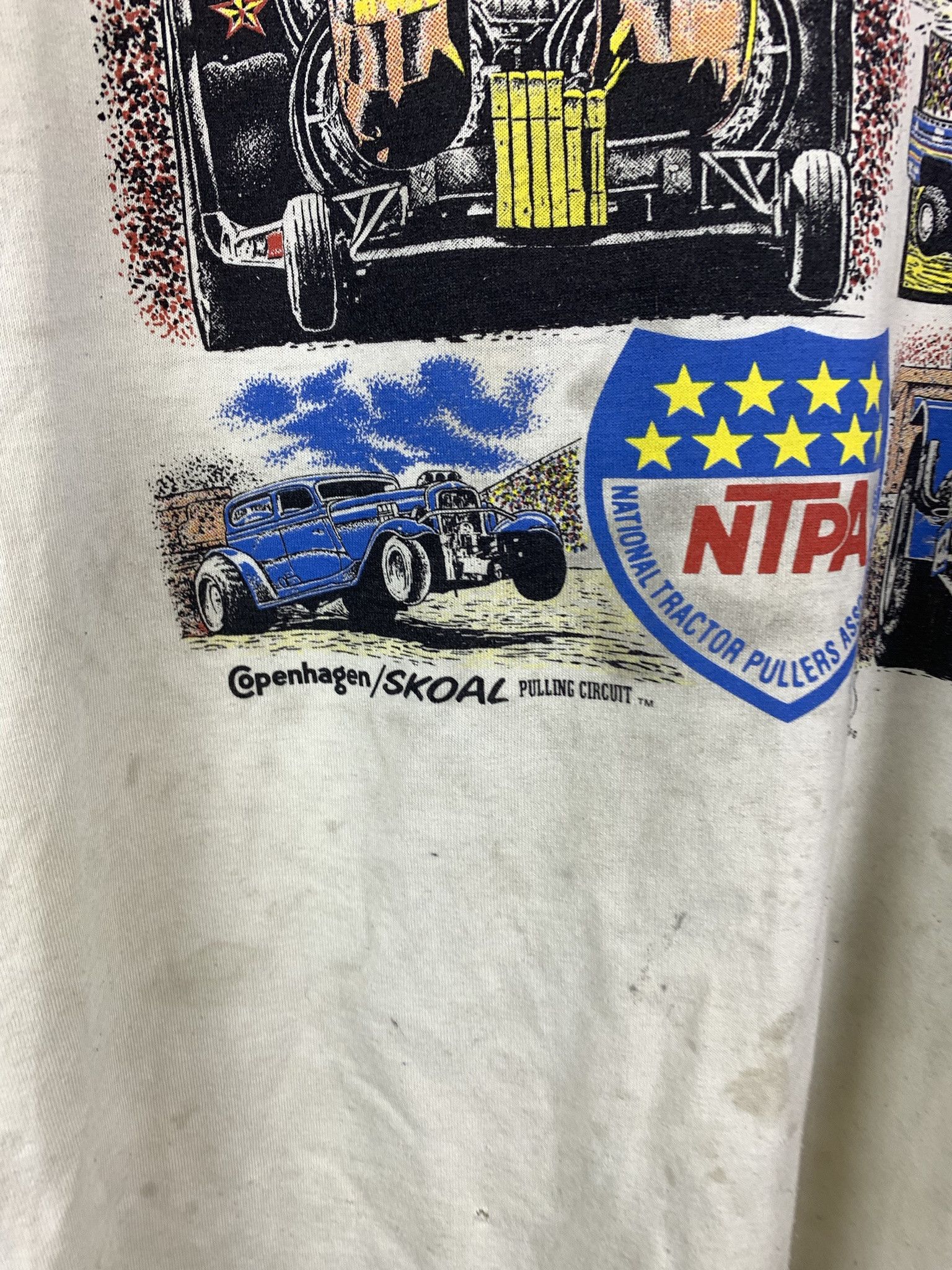 Vintage Vintage 1980s Single Stitch Wisconsin Tractor Pull NHRA Tee Shirt Size L Size US L / EU 52-54 / 3 - 2 Thumbnail