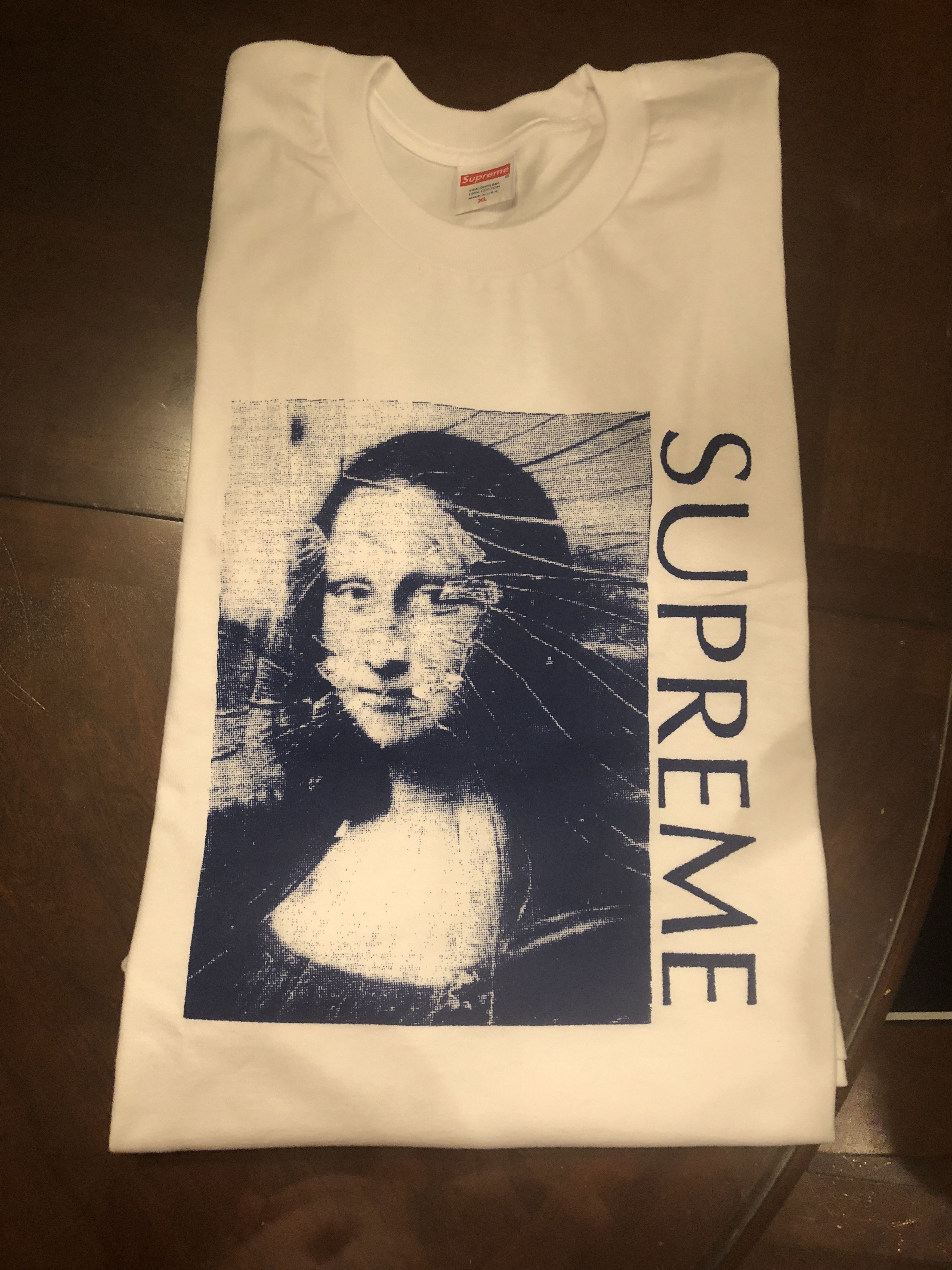 Supreme Mona necked Lisa Tee White