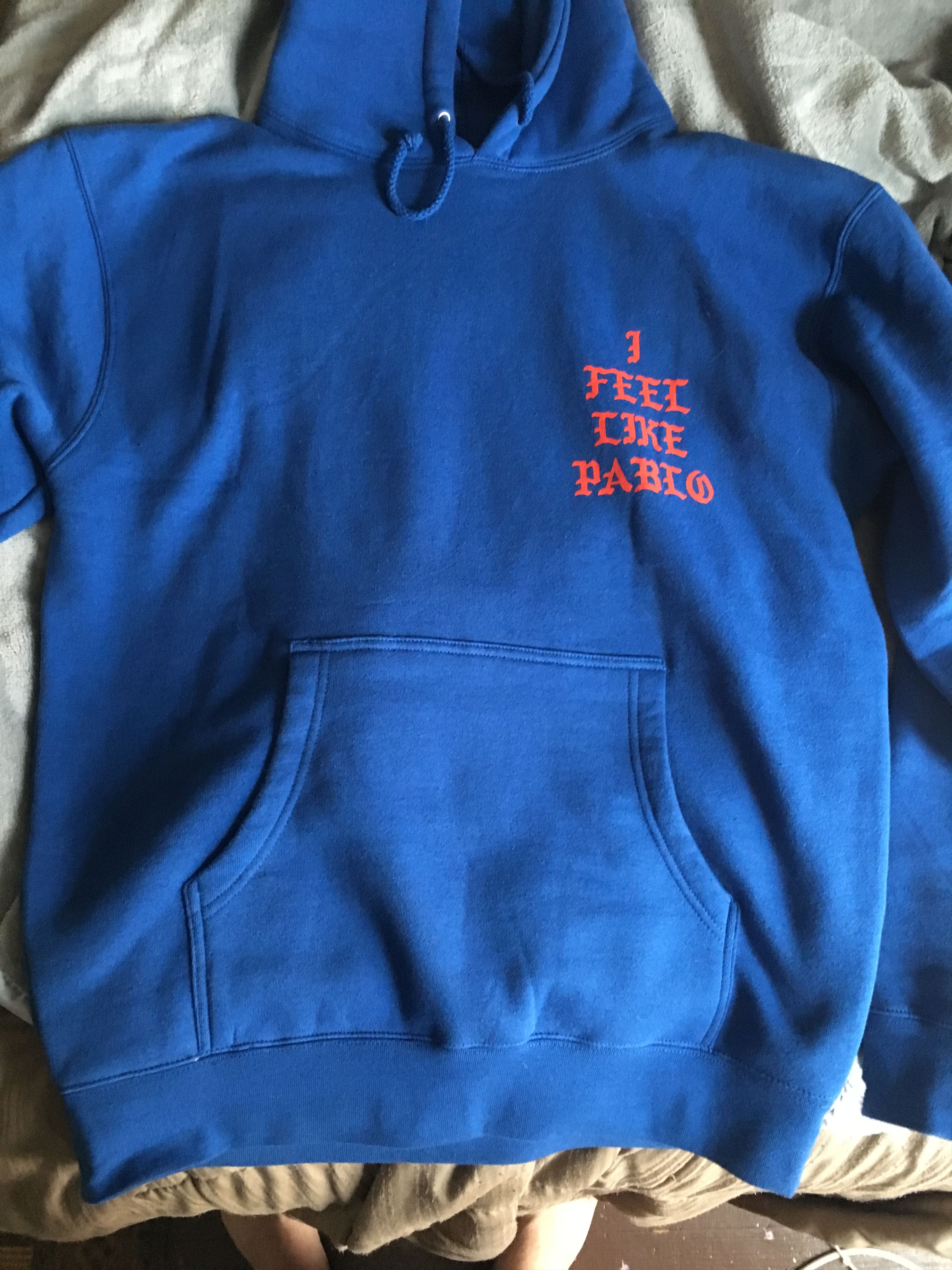 I feel like pablo blue outlet hoodie