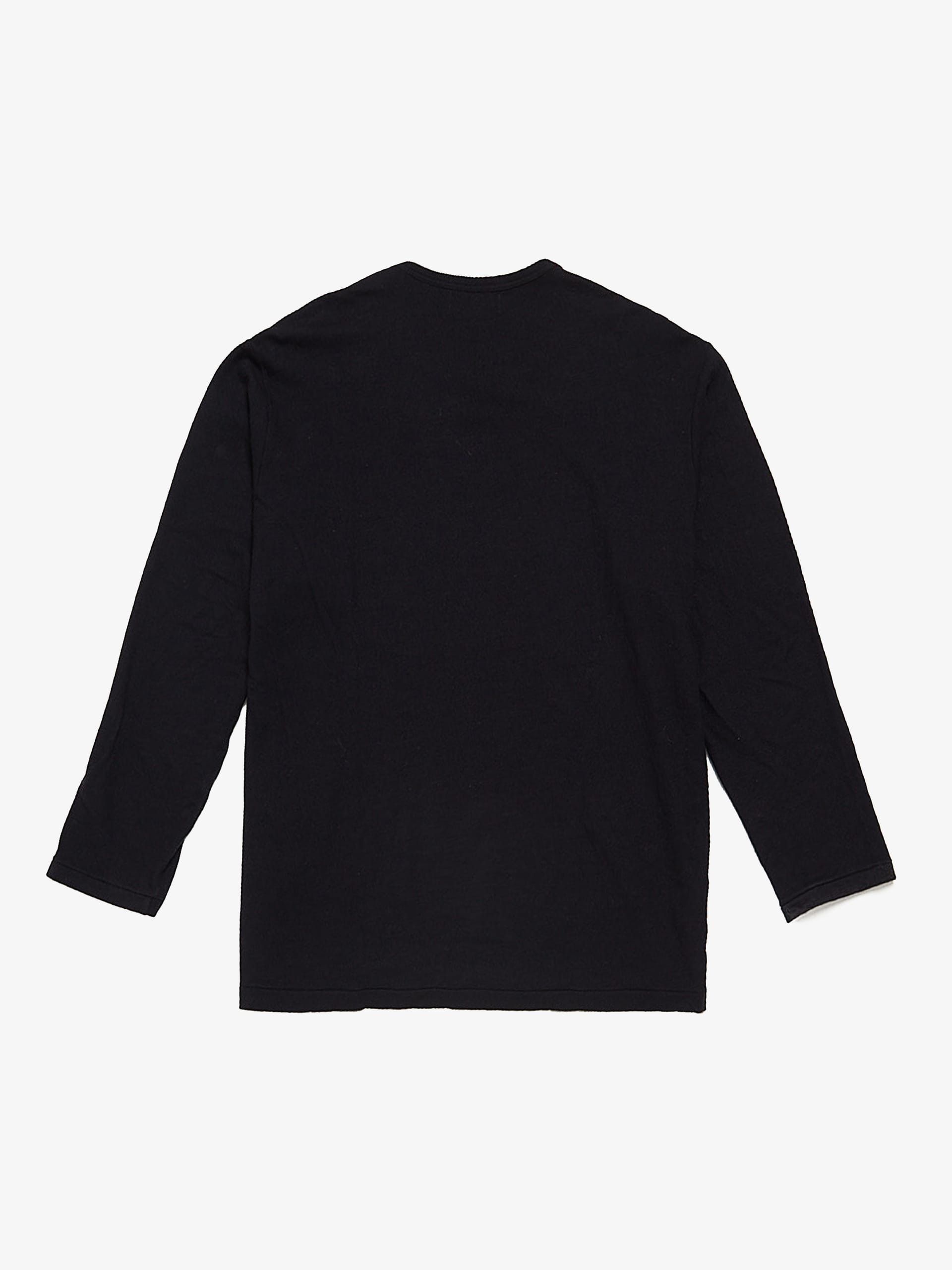 Yohji Yamamoto Navy Wool Longsleeve Size US M / EU 48-50 / 2 - 2 Thumbnail