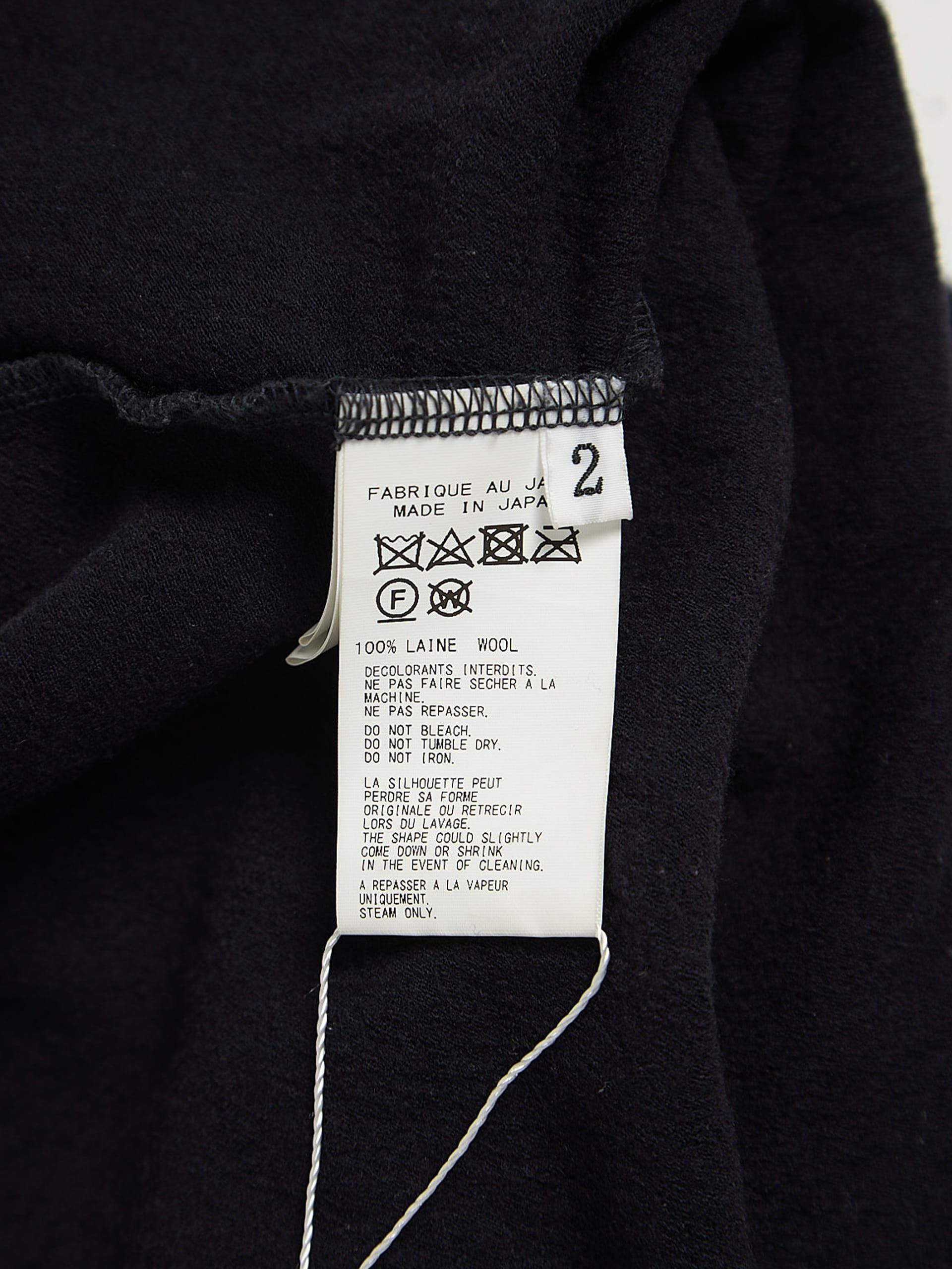 Yohji Yamamoto Navy Wool Longsleeve Size US M / EU 48-50 / 2 - 4 Thumbnail