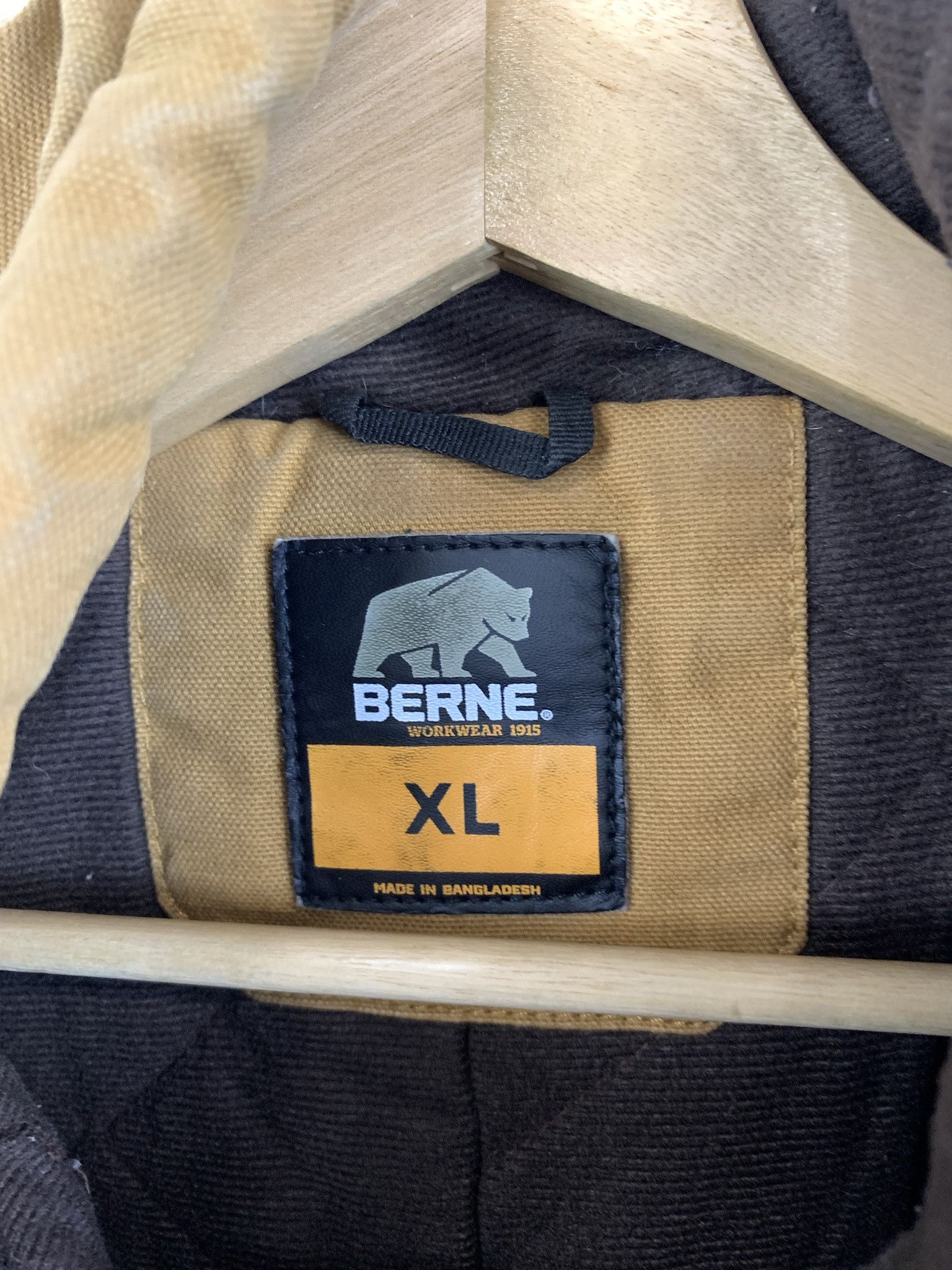 Carhartt × Vintage Vintage Carhartt Style Fleecec Lined Hooded Canvas Work Jacket Size XL Size US XL / EU 56 / 4 - 2 Thumbnail