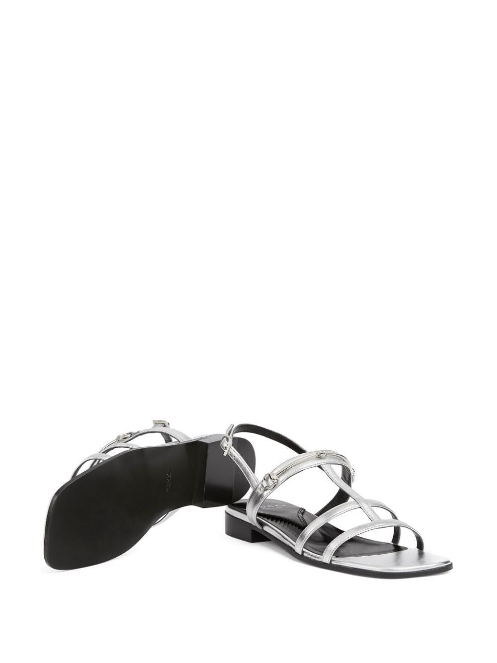 Gucci Gucci Slim Horsebit Flat Sandals SIZE 36 Size ONE SIZE - 3 Thumbnail