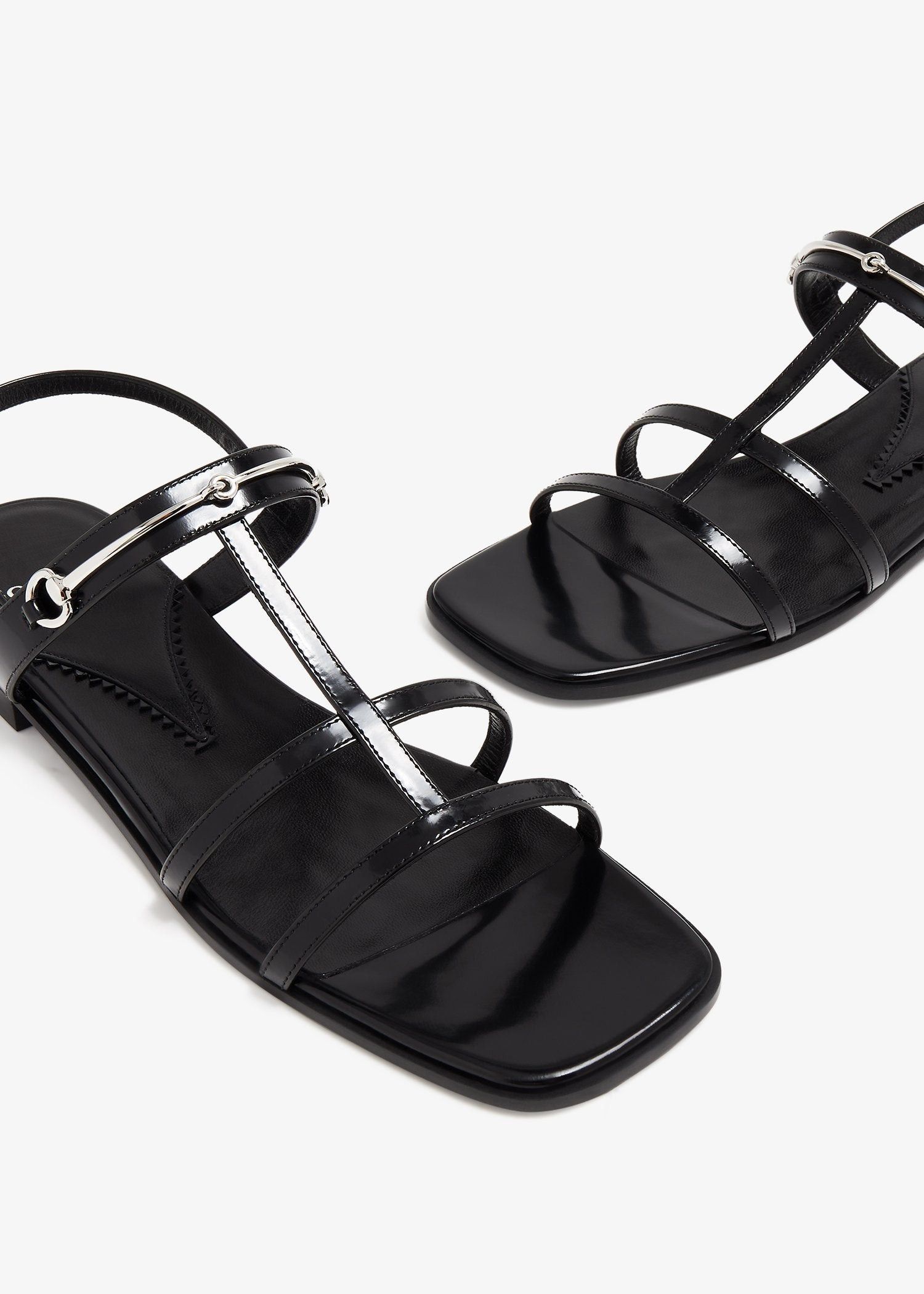 Gucci Gucci Slim Horsebit Flat Sandals SIZE 38 Size ONE SIZE - 2 Thumbnail