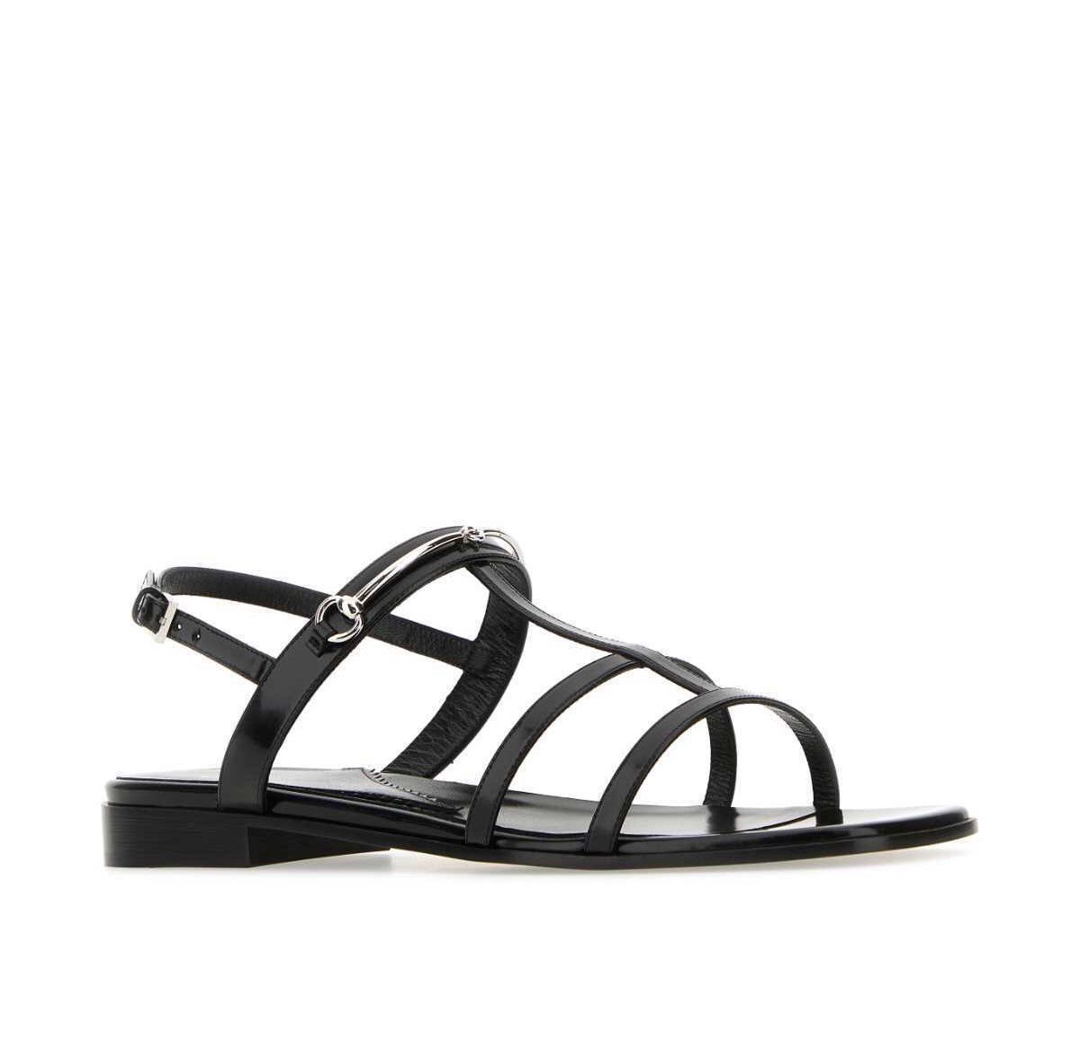 Gucci Gucci Slim Horsebit Flat Sandals SIZE 39 Size ONE SIZE - 3 Thumbnail