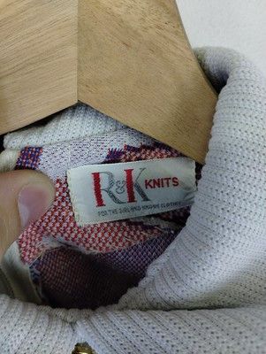 Vintage Vintage 90s Knit Dress R&K Knits Collared Dress Size 14 Size US XS / EU 42 / 0 - 2 Thumbnail