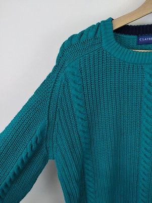 Vintage Vintage 90s Cableknit Sweater Claybrooke Braided Sweater Size M Size US M / EU 48-50 / 2 - 2 Thumbnail