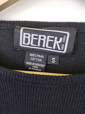 Vintage Vintage 90s Knit Sweater Berek Pima Cotton Size US S / EU 44-46 / 1 - 2 Thumbnail