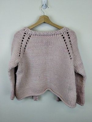 Vintage Vintage 80s Knit Cardigan Loose Gauge Thick Knit Size US M / EU 48-50 / 2 - 2 Thumbnail