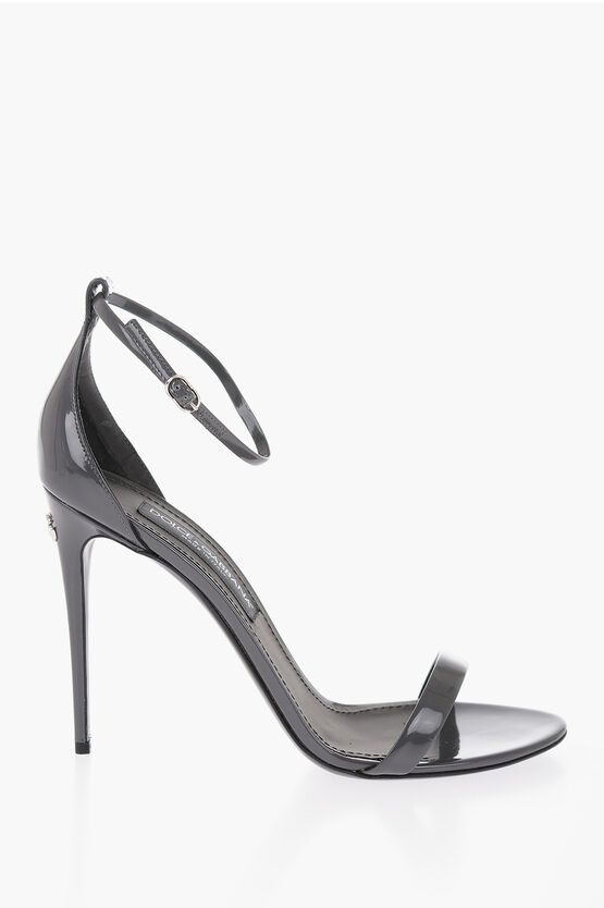 Dolce & Gabbana Patent Leather Sandals Size US 11 / IT 41 - 3 Thumbnail