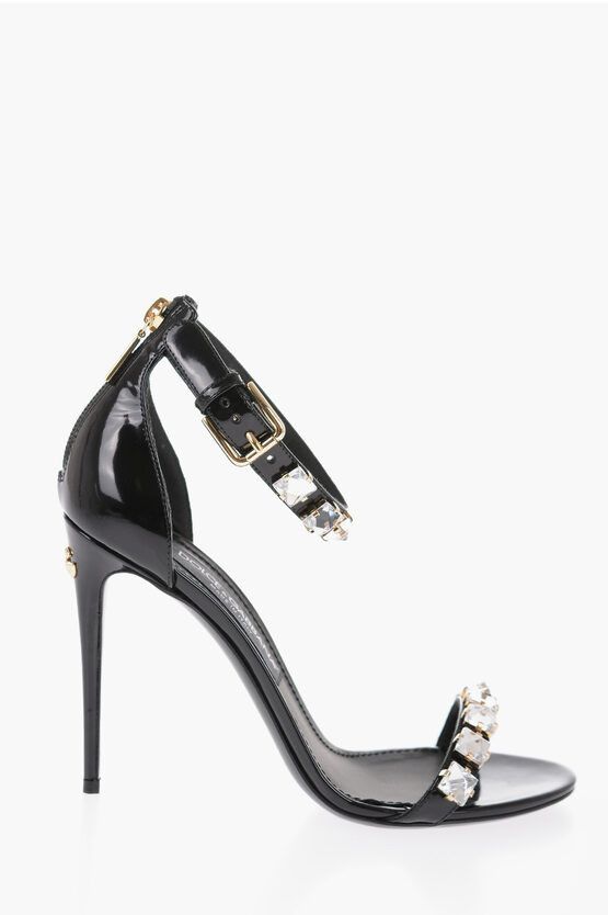 Dolce & Gabbana Patent Leather with Rhinestones Size US 8 / IT 38 - 3 Thumbnail