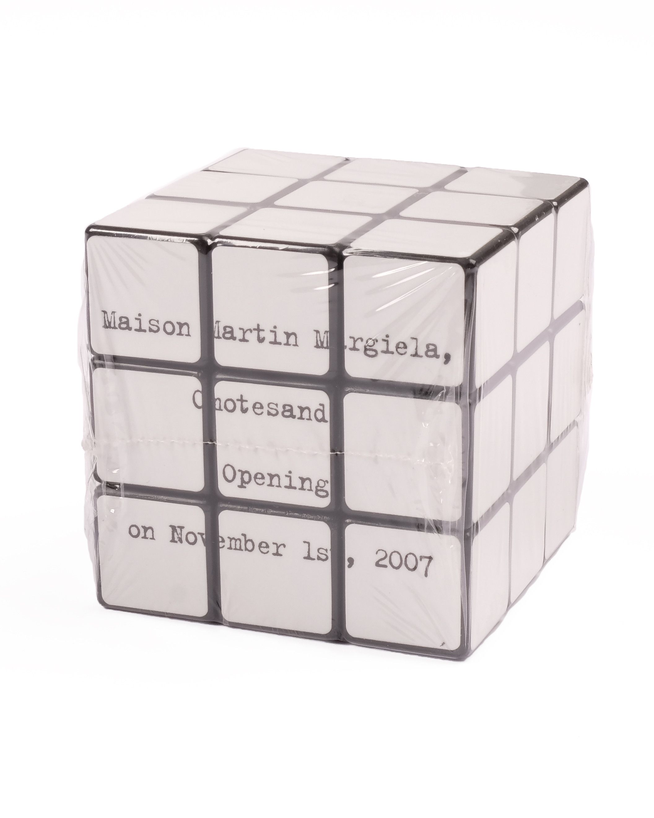 Maison Margiela 2007 Opening Rubik's Cube | Grailed