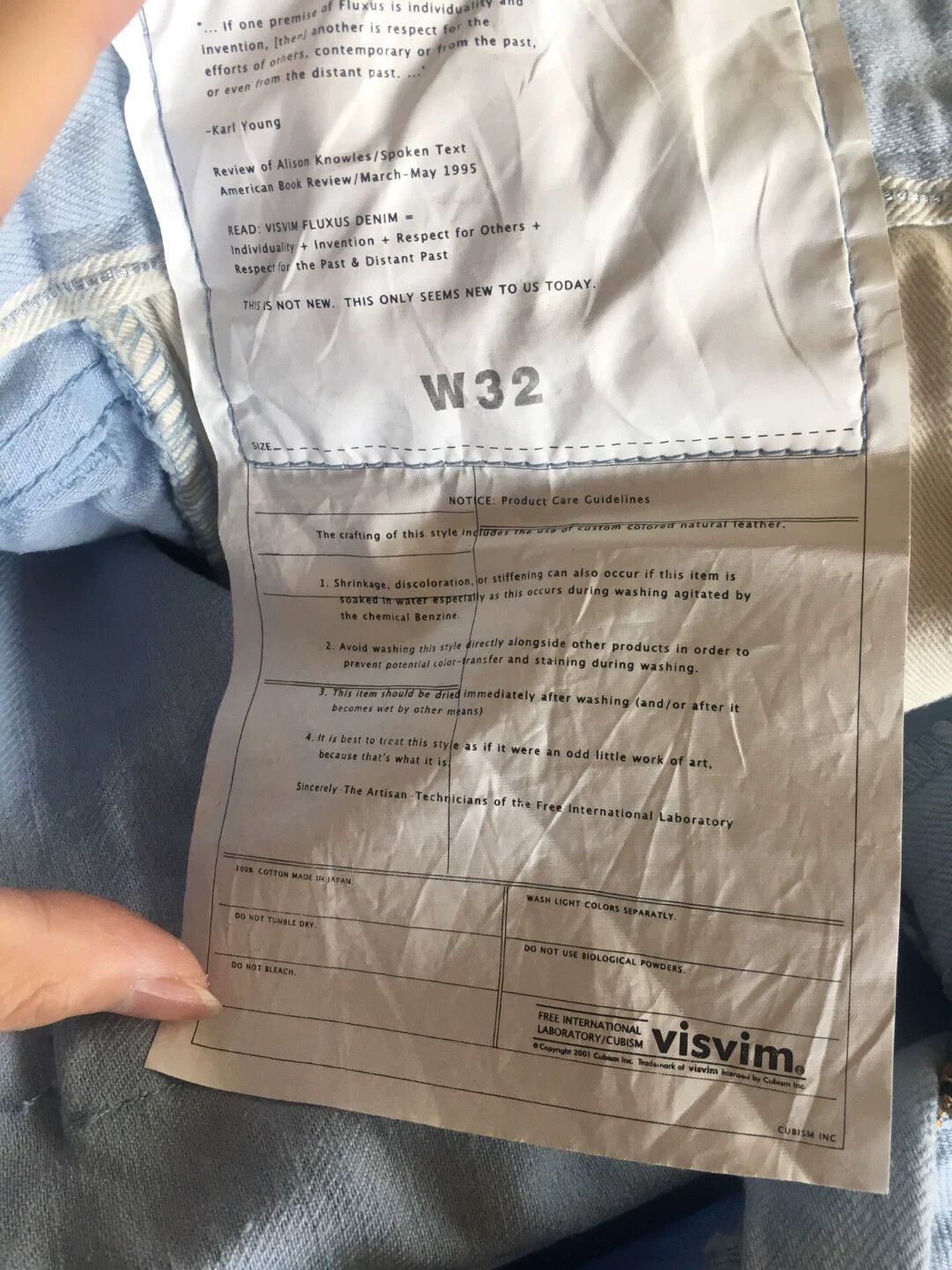 Visvim VISVIM snakeskin cut off denim shorts Size US 32 / EU 48 - 7 Thumbnail