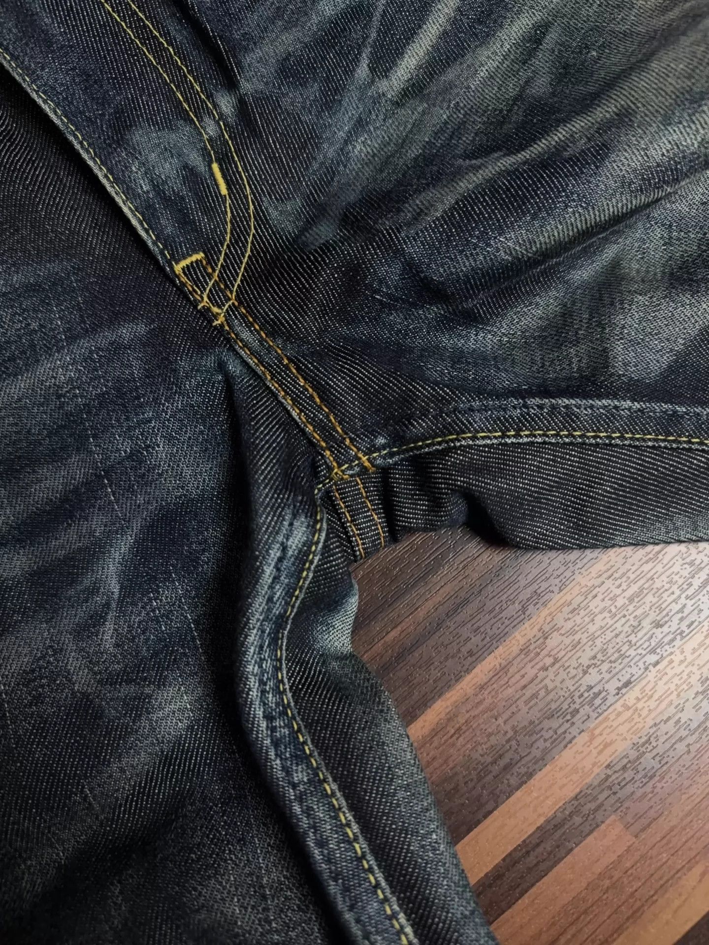 Visvim Visvim Nw Violent wash blue dyed Buckskin jeans Size US 32 / EU 48 - 3 Thumbnail