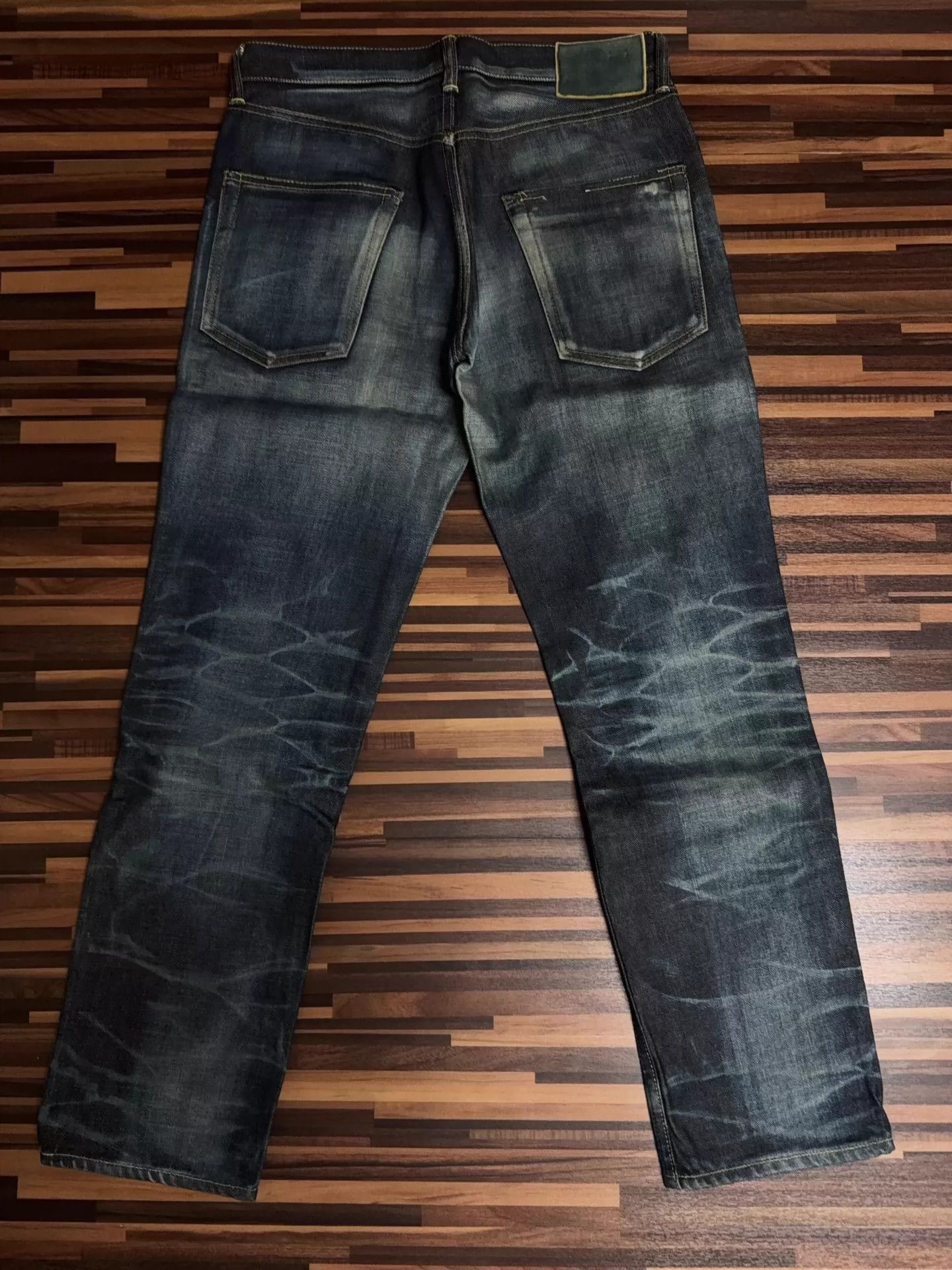 Visvim Visvim Nw Violent wash blue dyed Buckskin jeans Size US 32 / EU 48 - 2 Thumbnail