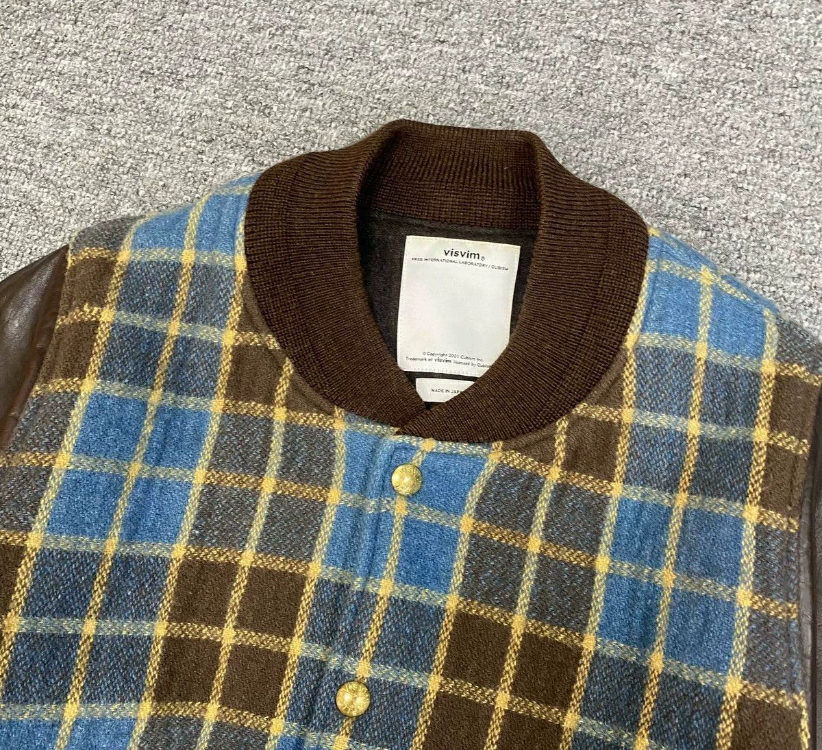 Visvim VISVIM Blockbuster jacket barnstorm BARNSTOM fleece jacket with kangaroo leather sleeves Size US L / EU 52-54 / 3 - 4 Thumbnail