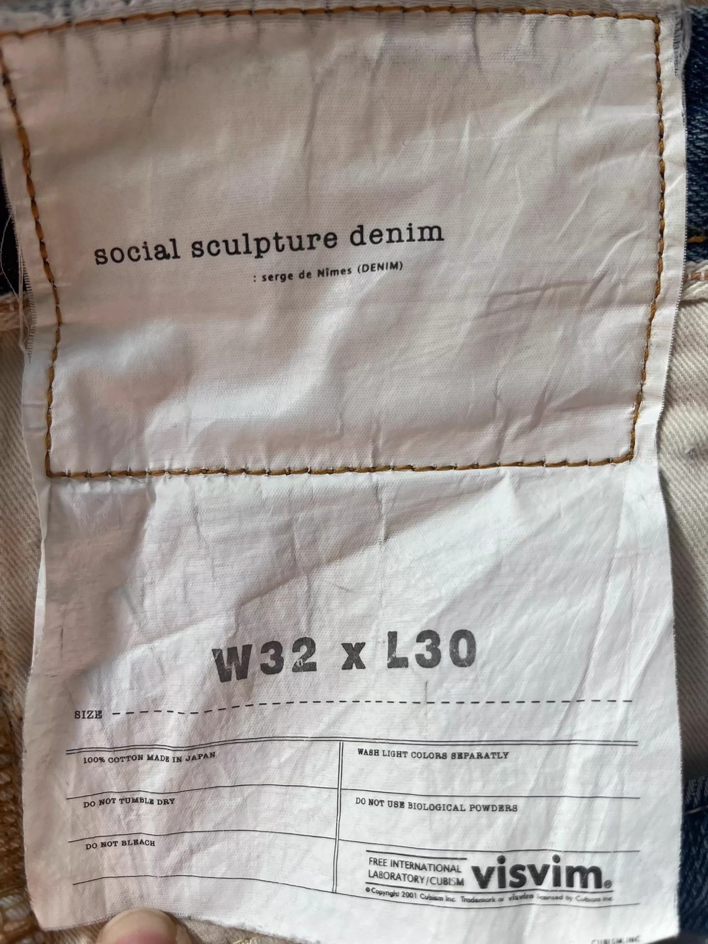 Visvim VISVIM 04D6 11AW Washed jeans Size US 32 / EU 48 - 5 Thumbnail