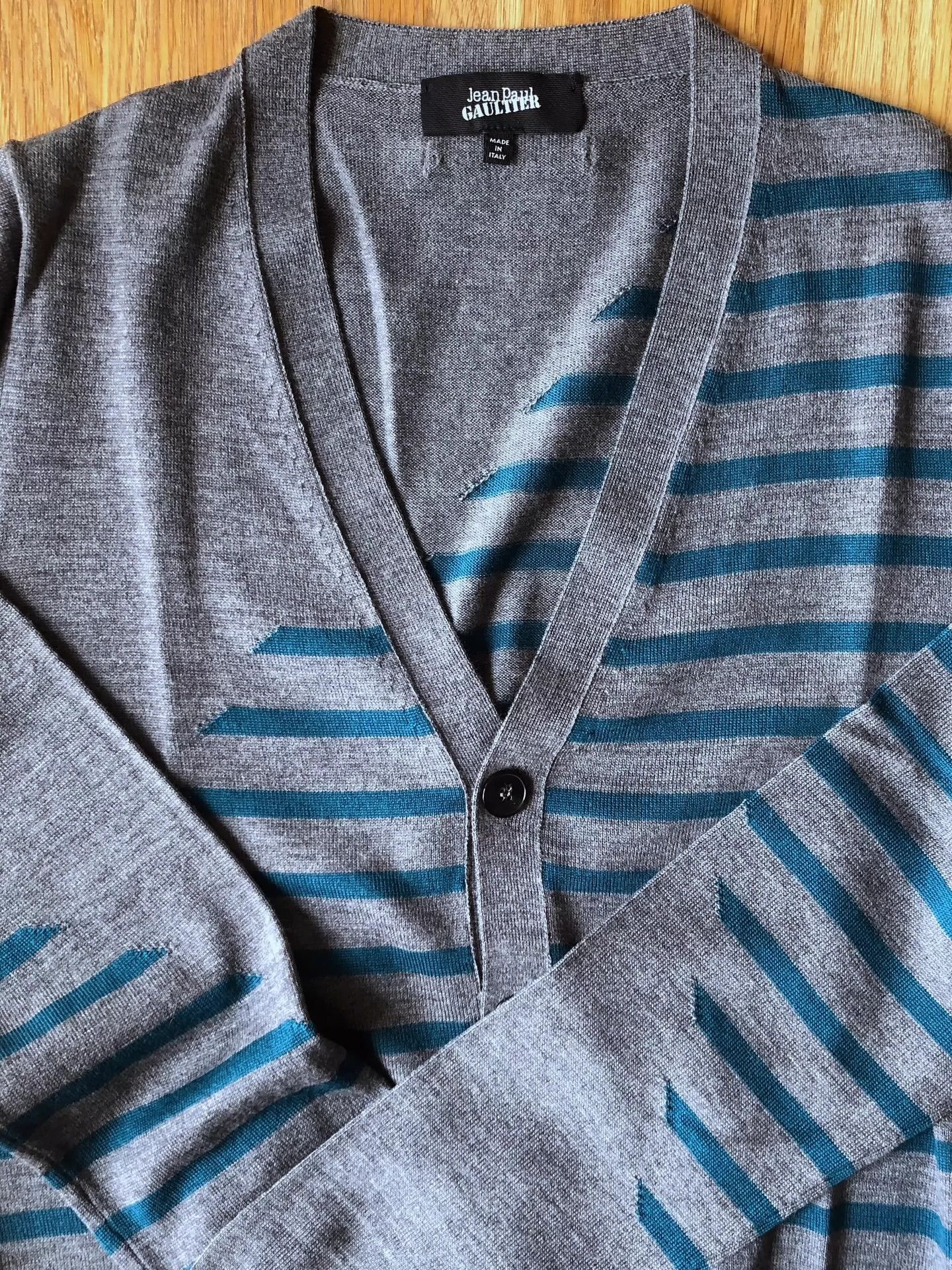 Jean Paul Gaultier Jean Paul Gaultier Wool knitted cardigan Size US S / EU 44-46 / 1 - 3 Thumbnail