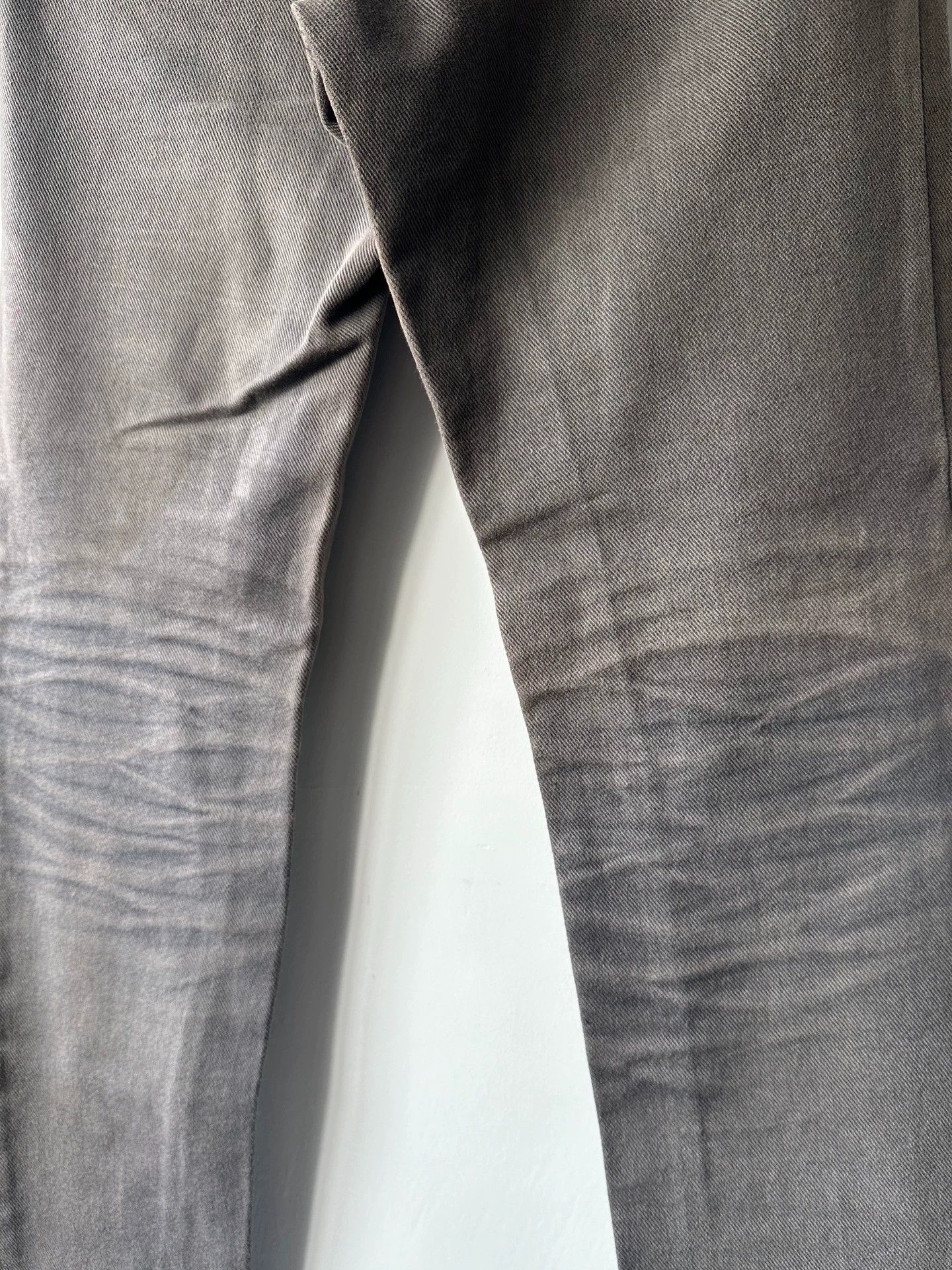 Raf Simons Raf Simons AW03'closer' slim black grey denim pants Size US 30 / EU 46 - 4 Thumbnail