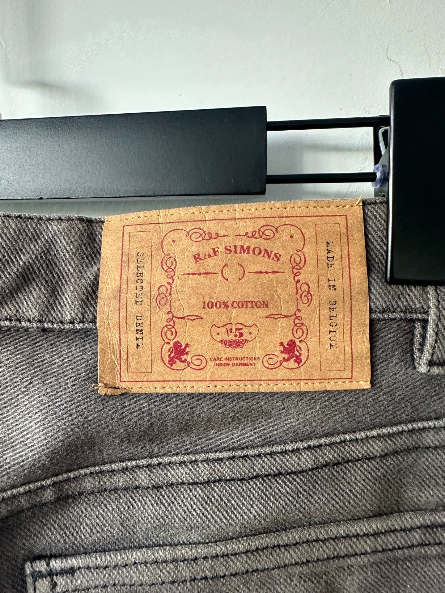 Raf Simons Raf Simons AW03'closer' slim black grey denim pants Size US 30 / EU 46 - 5 Thumbnail