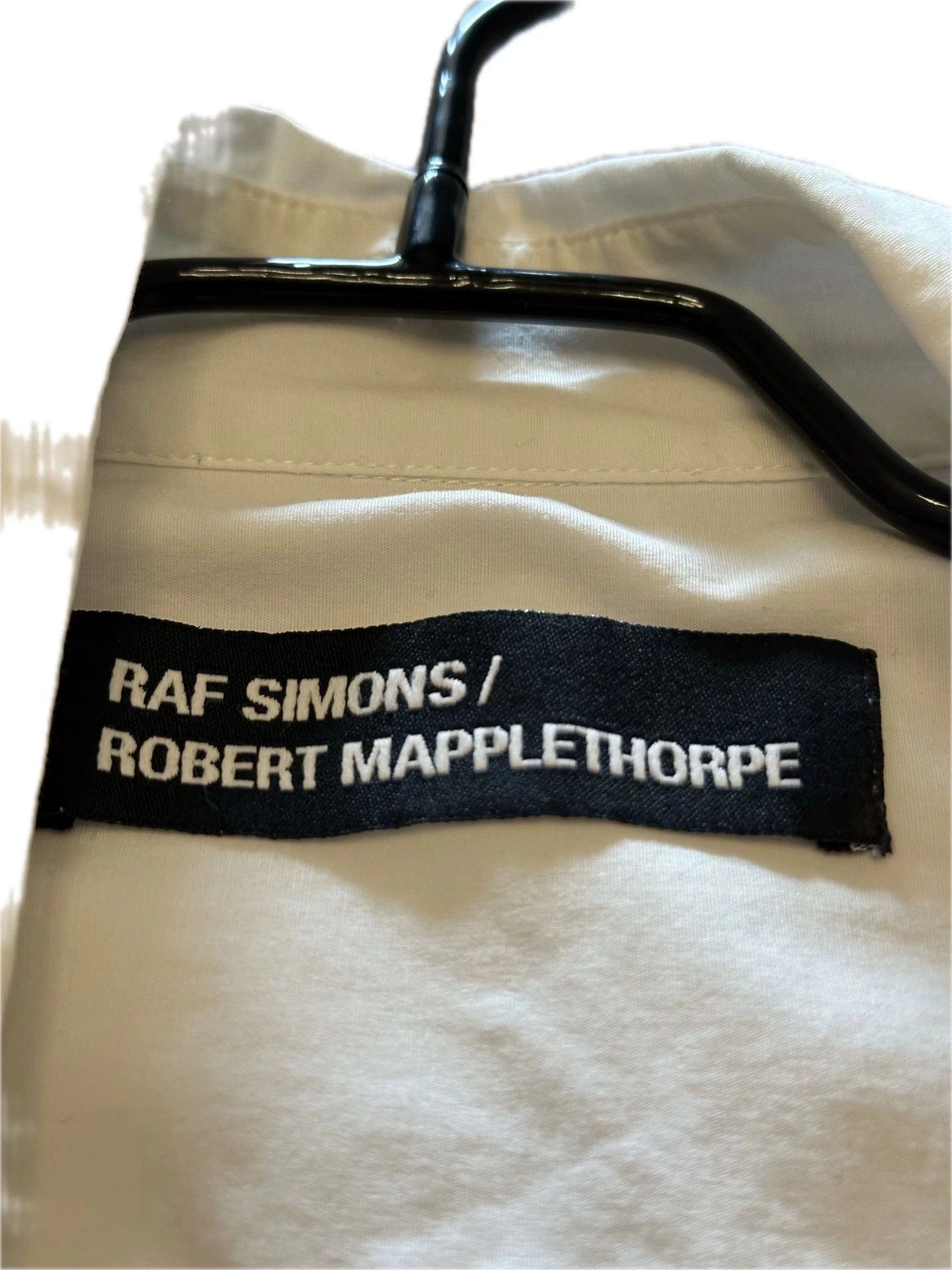 Raf Simons Raf Simons Robert white portrait shirt Size US M / EU 48-50 / 2 - 4 Thumbnail