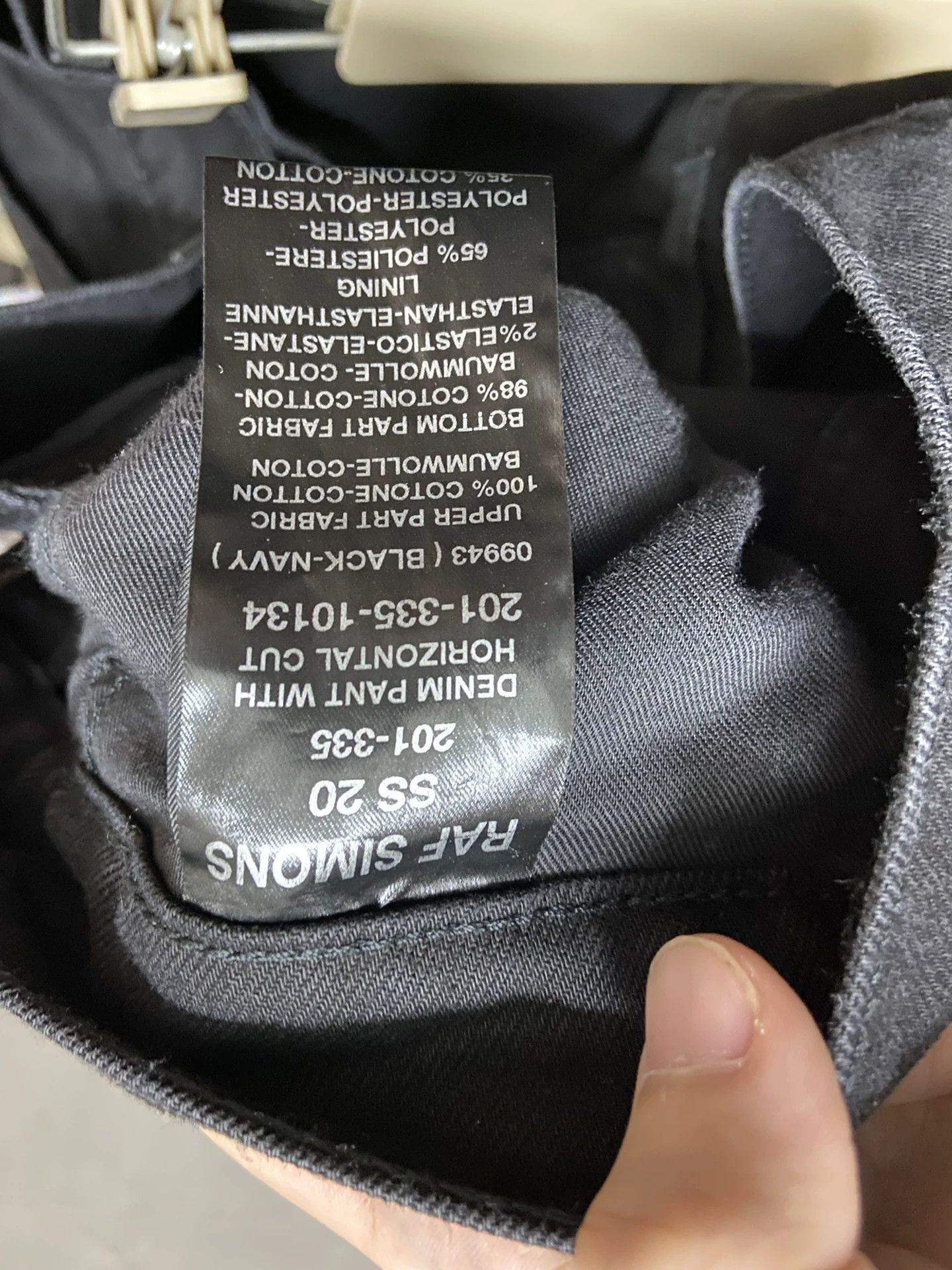 Raf Simons Raf Simons 20ss stitching jeans Size US 32 / EU 48 - 4 Thumbnail