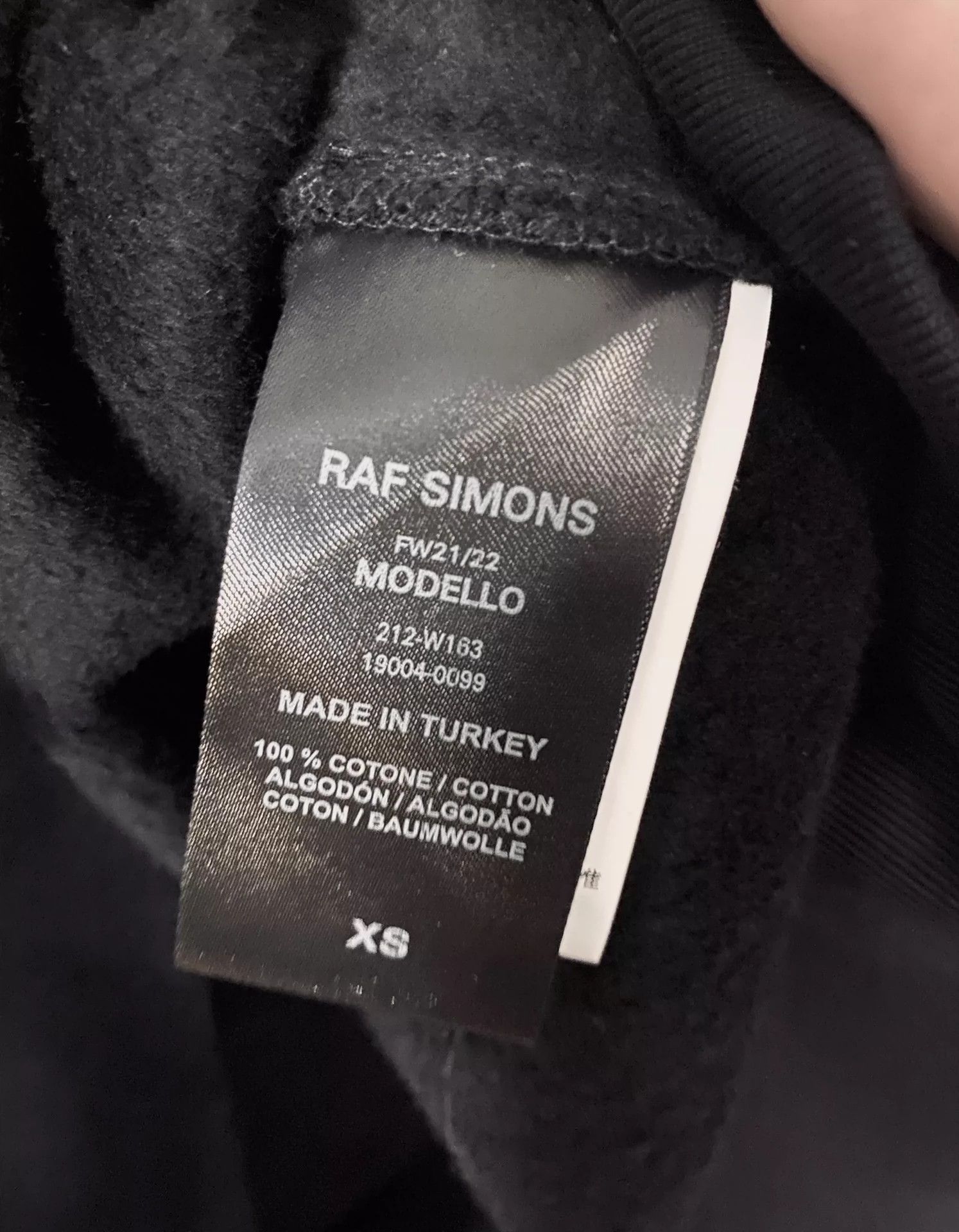 Raf Simons Raf Simons Slogan cobweb hoodie Size US XS / EU 42 / 0 - 6 Thumbnail
