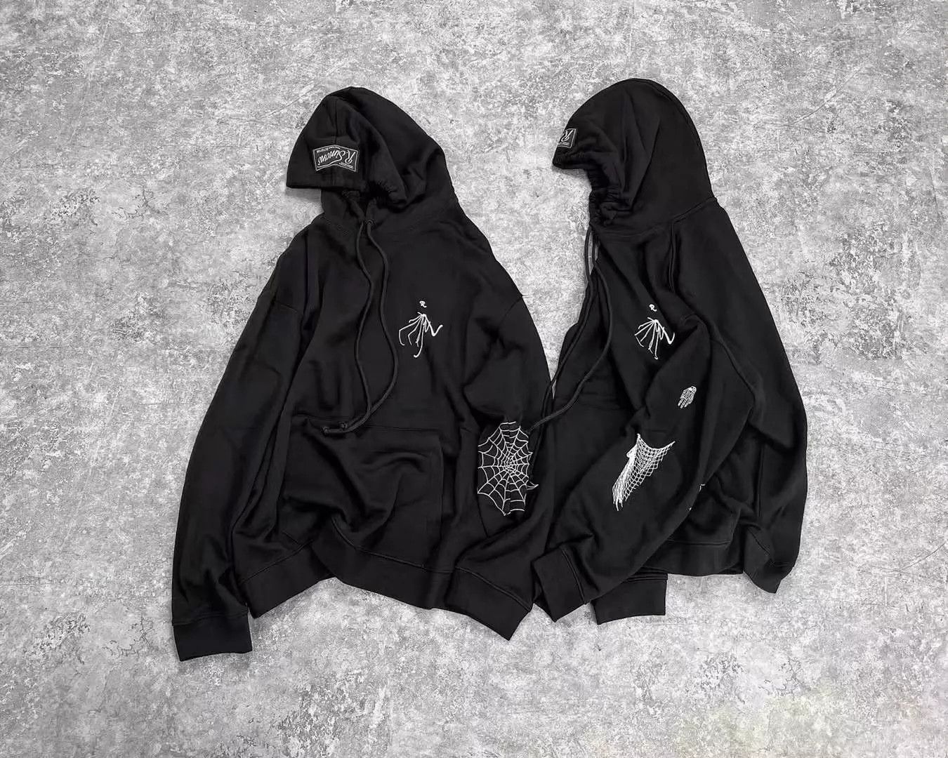 Raf Simons Raf Simons Slogan cobweb hoodie Size US XS / EU 42 / 0 - 5 Thumbnail