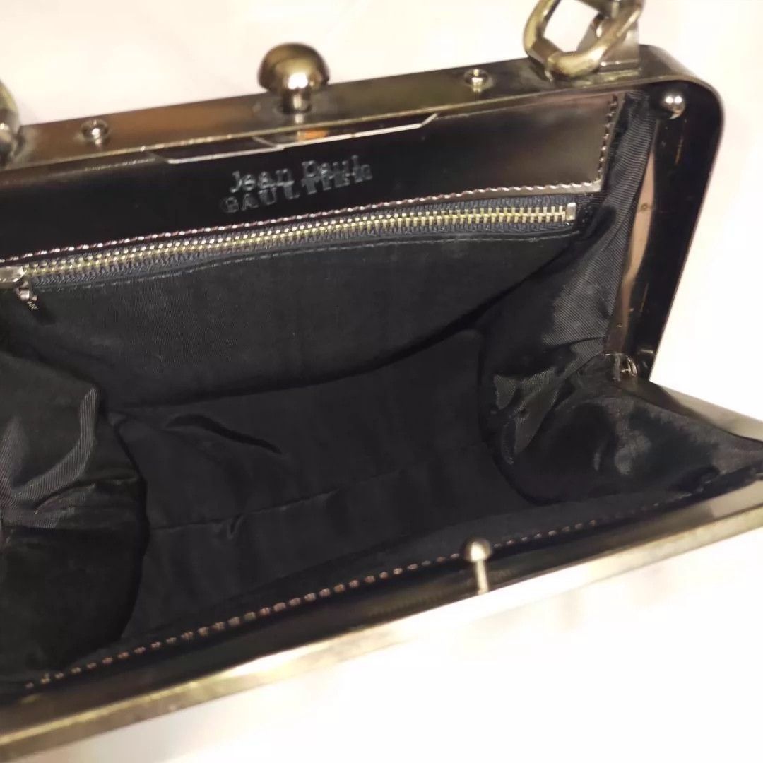 Jean Paul Gaultier Jean Paul Gaultier Silver gun flower mouth gold bag Size ONE SIZE - 6 Thumbnail