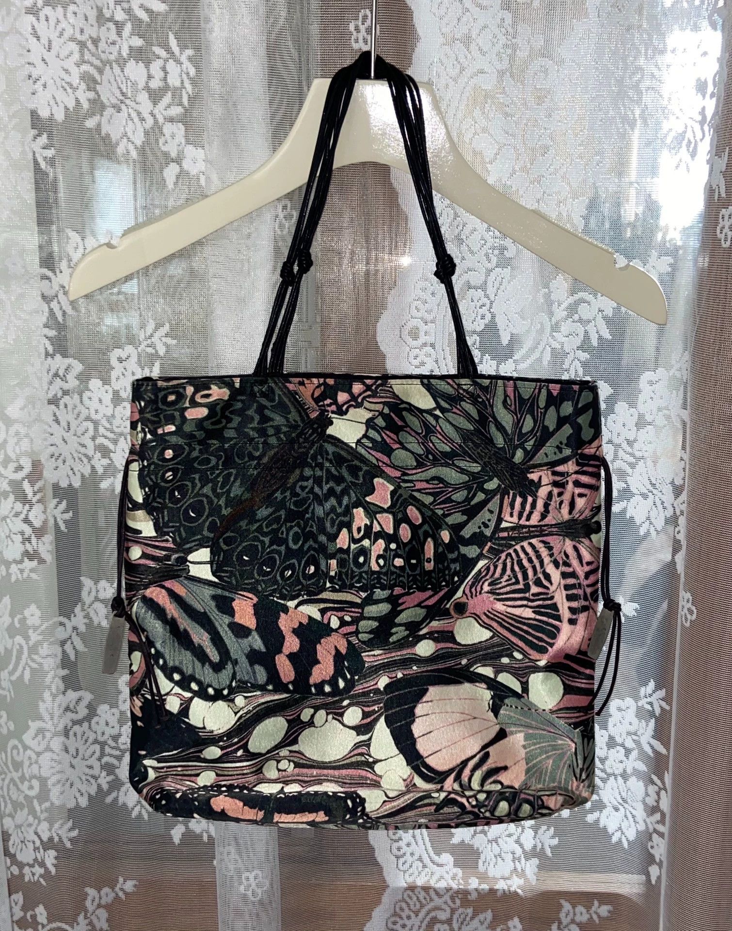Jean Paul Gaultier Jean Paul Gaultier Butterfly satin drawstring shoulder bag Size ONE SIZE - 2 Thumbnail
