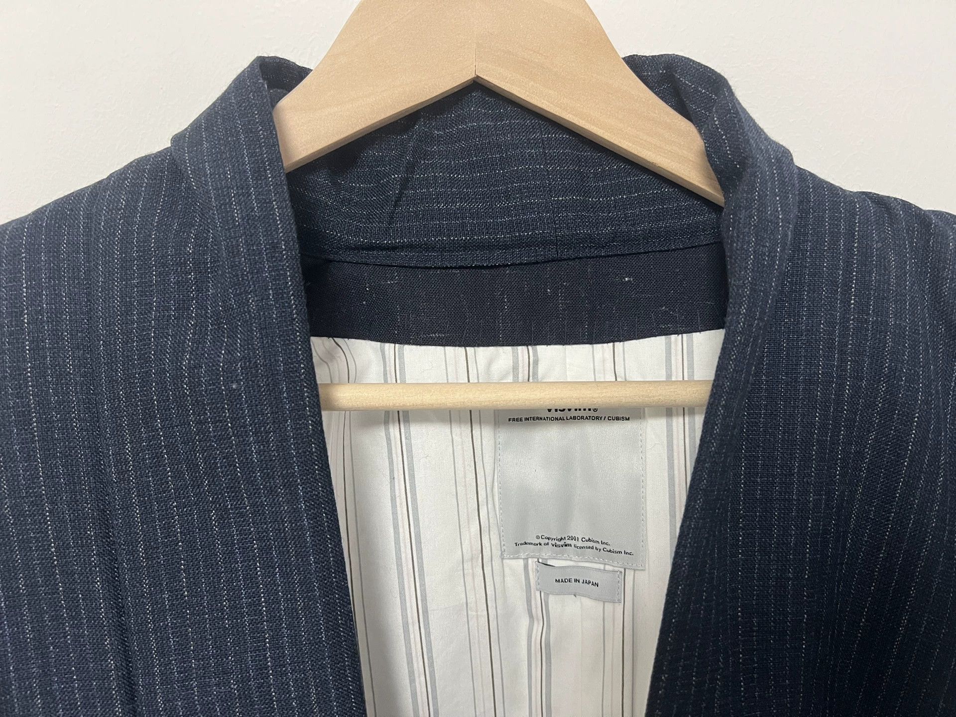 Visvim visvim 16aw dotera coat wool stripe Size US M / EU 48-50 / 2 - 4 Thumbnail