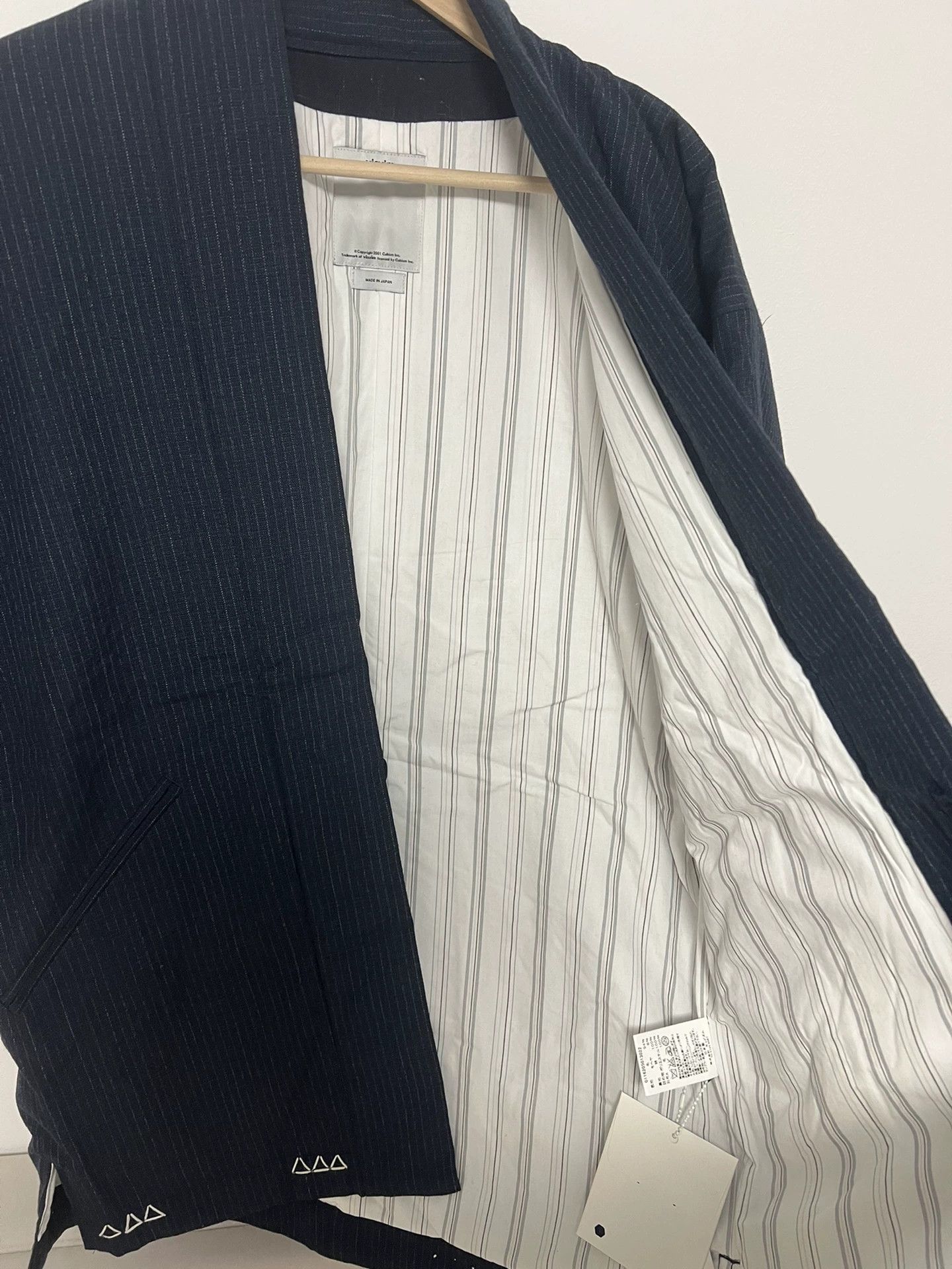 Visvim visvim 16aw dotera coat wool stripe Size US M / EU 48-50 / 2 - 2 Thumbnail