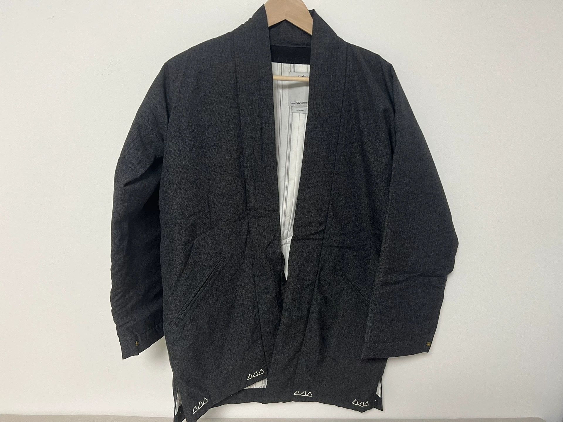 Visvim visvim 16aw dotera coat wool stripe Size US M / EU 48-50 / 2 - 5 Thumbnail