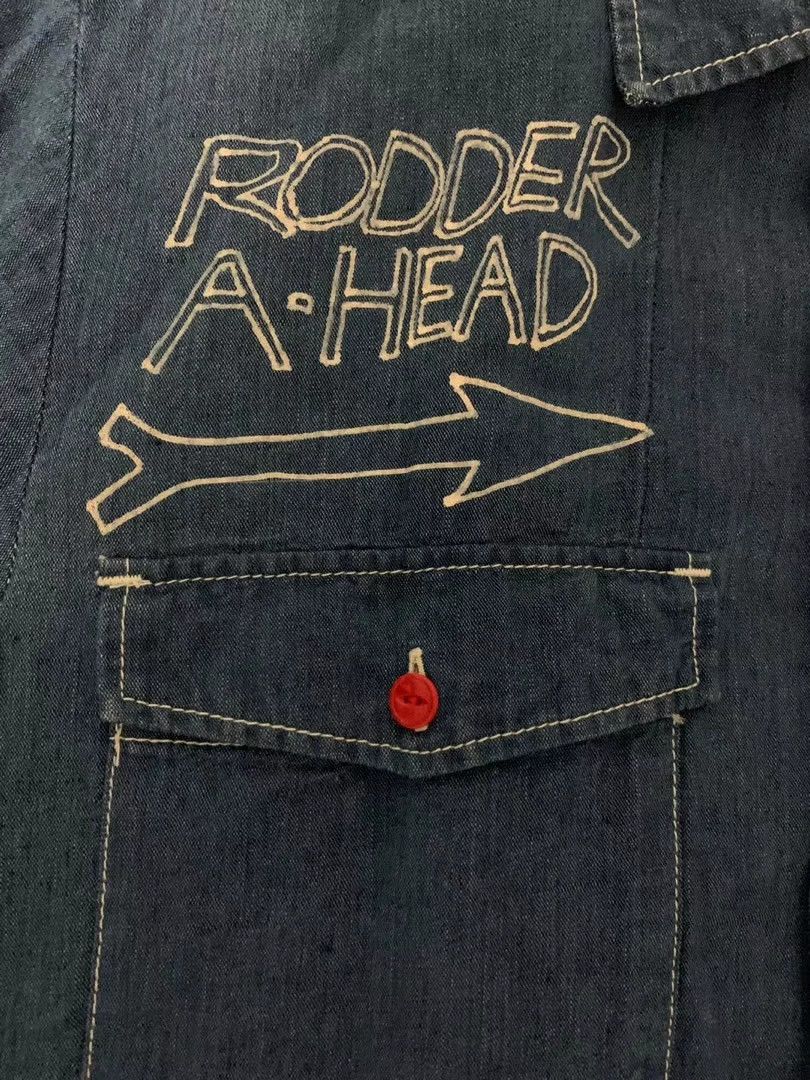 Visvim visvim 14 ict Red button hand-painted short shirt with car patternfree rust belt hand paint Size US S / EU 44-46 / 1 - 2 Thumbnail