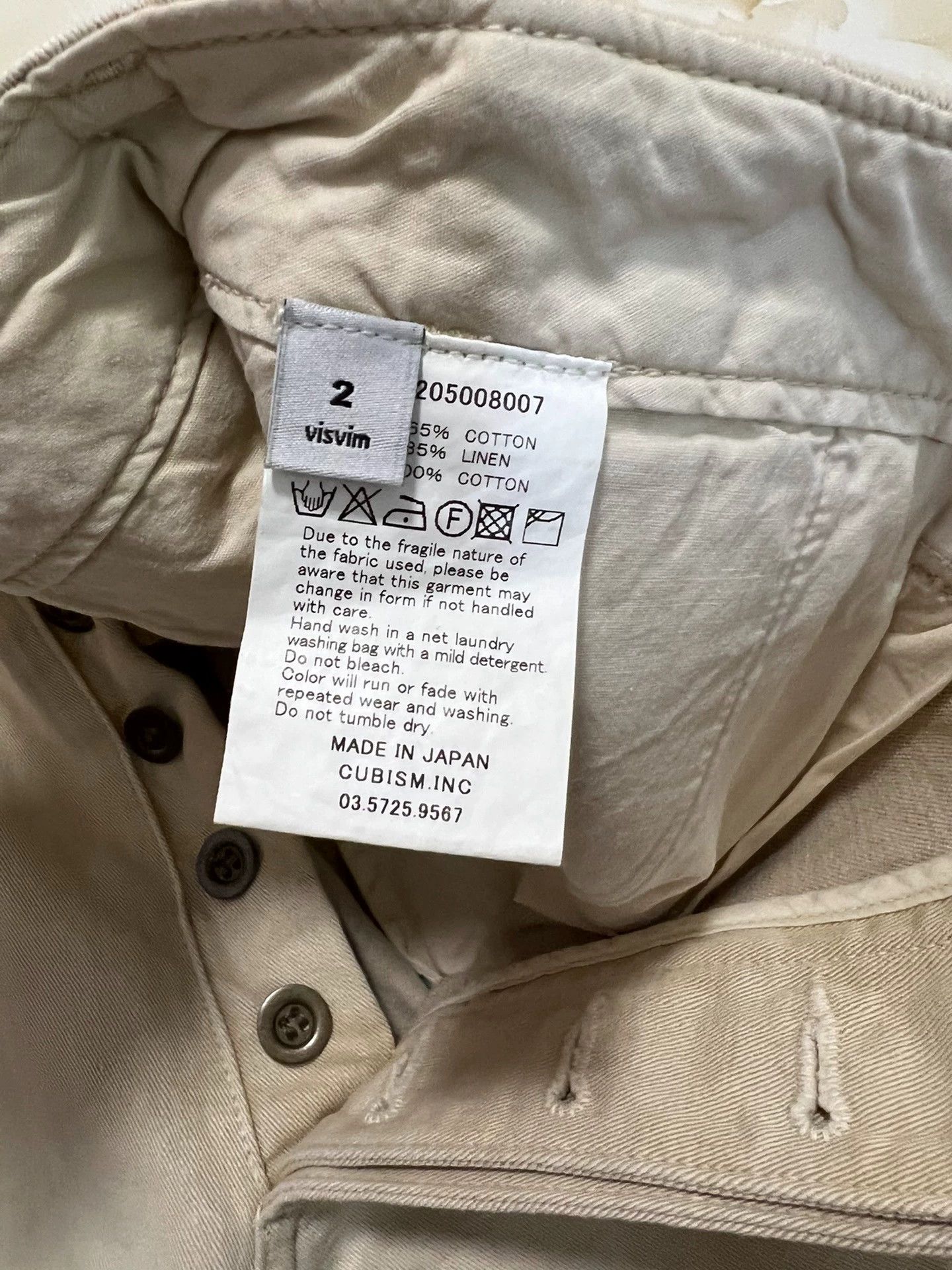 Visvim visvim 13aw slim chino n.d giza Size US 32 / EU 48 - 7 Thumbnail