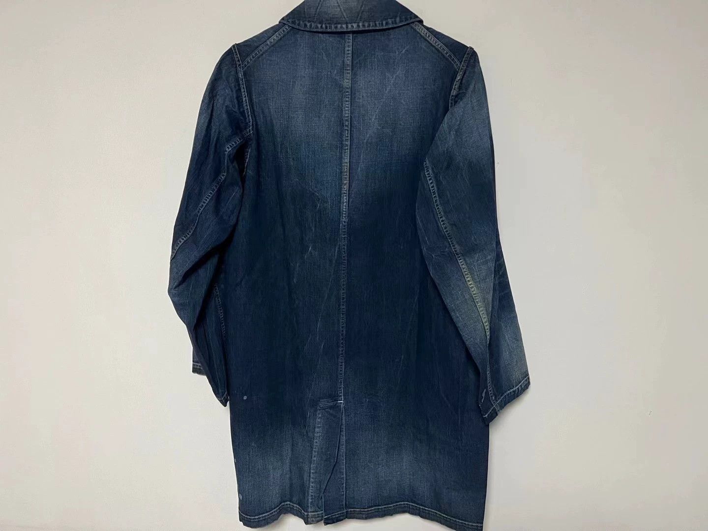 visvim 19SS GREASE MONKEY COAT DRY DENIM
